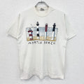 80s～　FRUIT OF LOOM　半袖プリントTシャツ　ヴィンテージ　シングルステッチ　白　ホワイト　Lサイズ