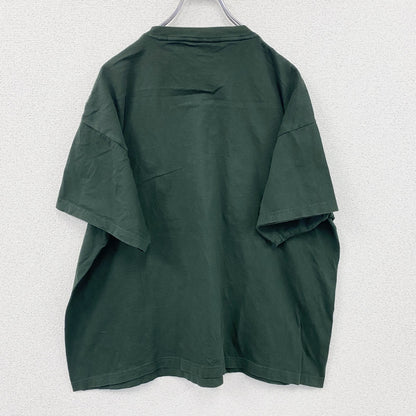 Stedman Classic　半袖プリントTシャツ　釣り　ミミズ　ユーロ　深緑　ディープグリーン　2XLサイズ