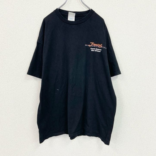 00s　TENNESSEE RIVER　半袖プリントTシャツ　ヴィンテージ　黒　ブラック　2XLサイズ
