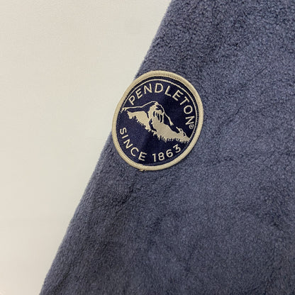古着 used　PENDLETON ペンドルトン　長袖ハーフジップフリースジャケット　プルオーバー　ワンポイントワッペン　Lサイズ