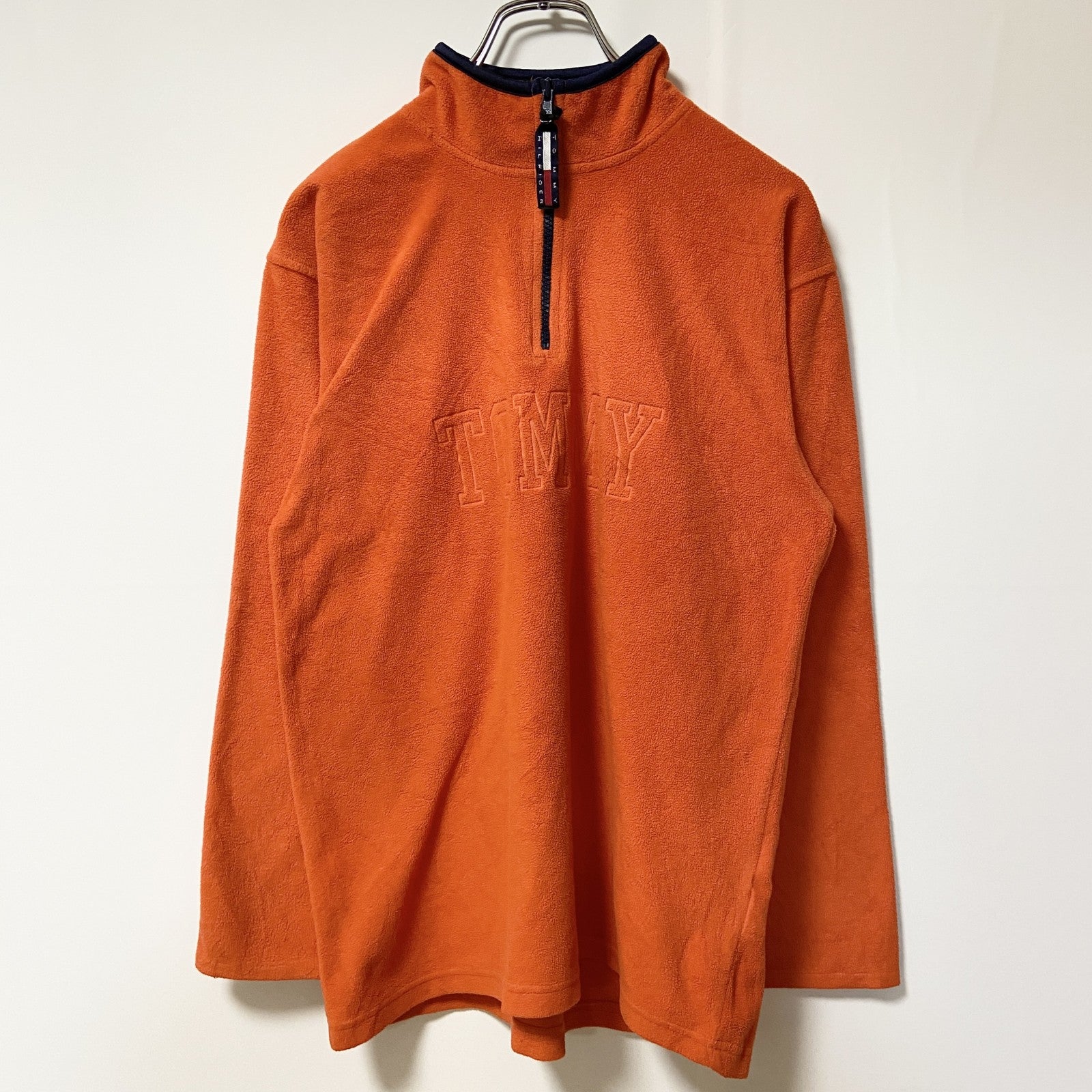 古着 used　TOMMY HILFIGER トミーヒルフィガー　長袖ハーフジップフリースジャケット　プルオーバー　XLサイズ