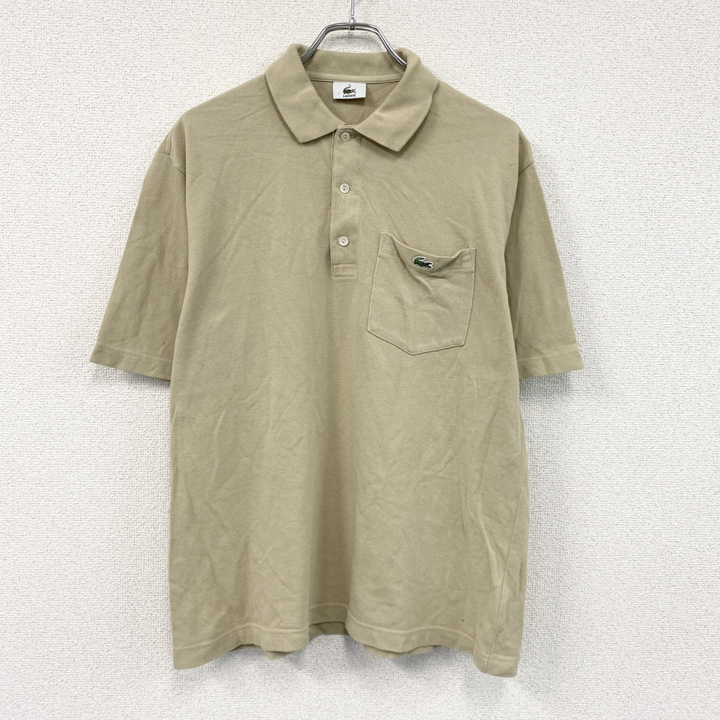LACOSTE　ラコステ　半袖ポロシャツ　ベージュ　5サイズ
