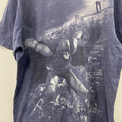 THE DARK KNIGHT RISES　ダークナイト ライジング　Batman　半袖Tシャツ　紺　ネイビー