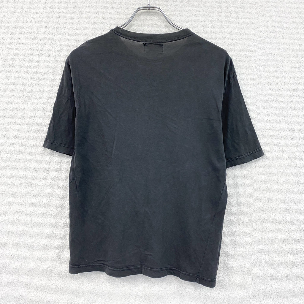 TRUSSARDI　トラサルディ　半袖プリントTシャツ　ダークグレー　46サイズ