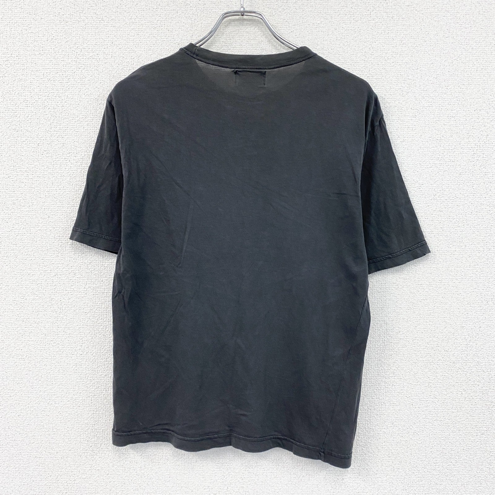 TRUSSARDI　トラサルディ　半袖プリントTシャツ　ダークグレー　46サイズ