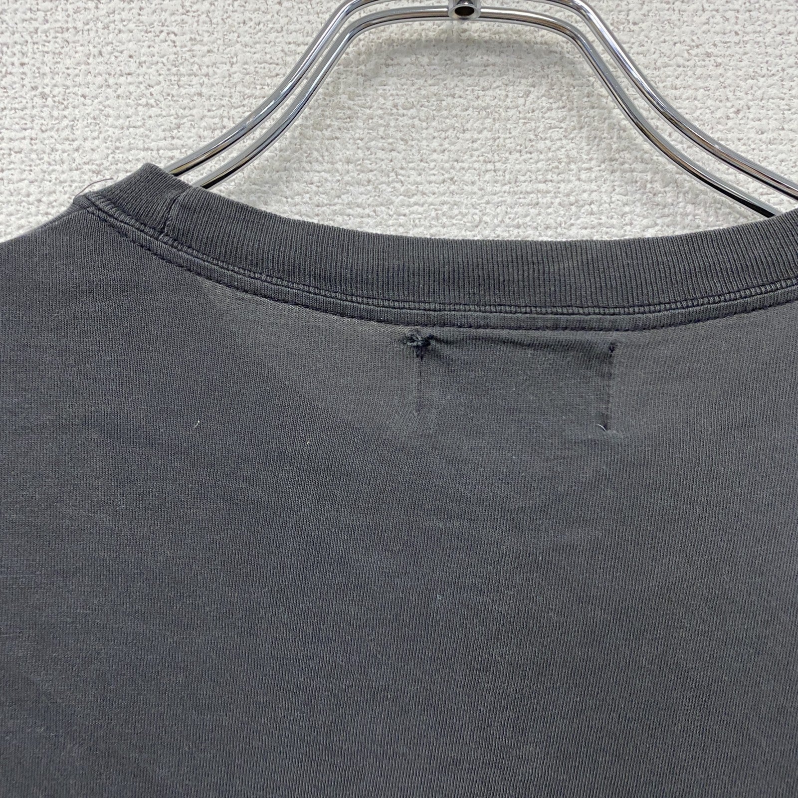 TRUSSARDI　トラサルディ　半袖プリントTシャツ　ダークグレー　46サイズ