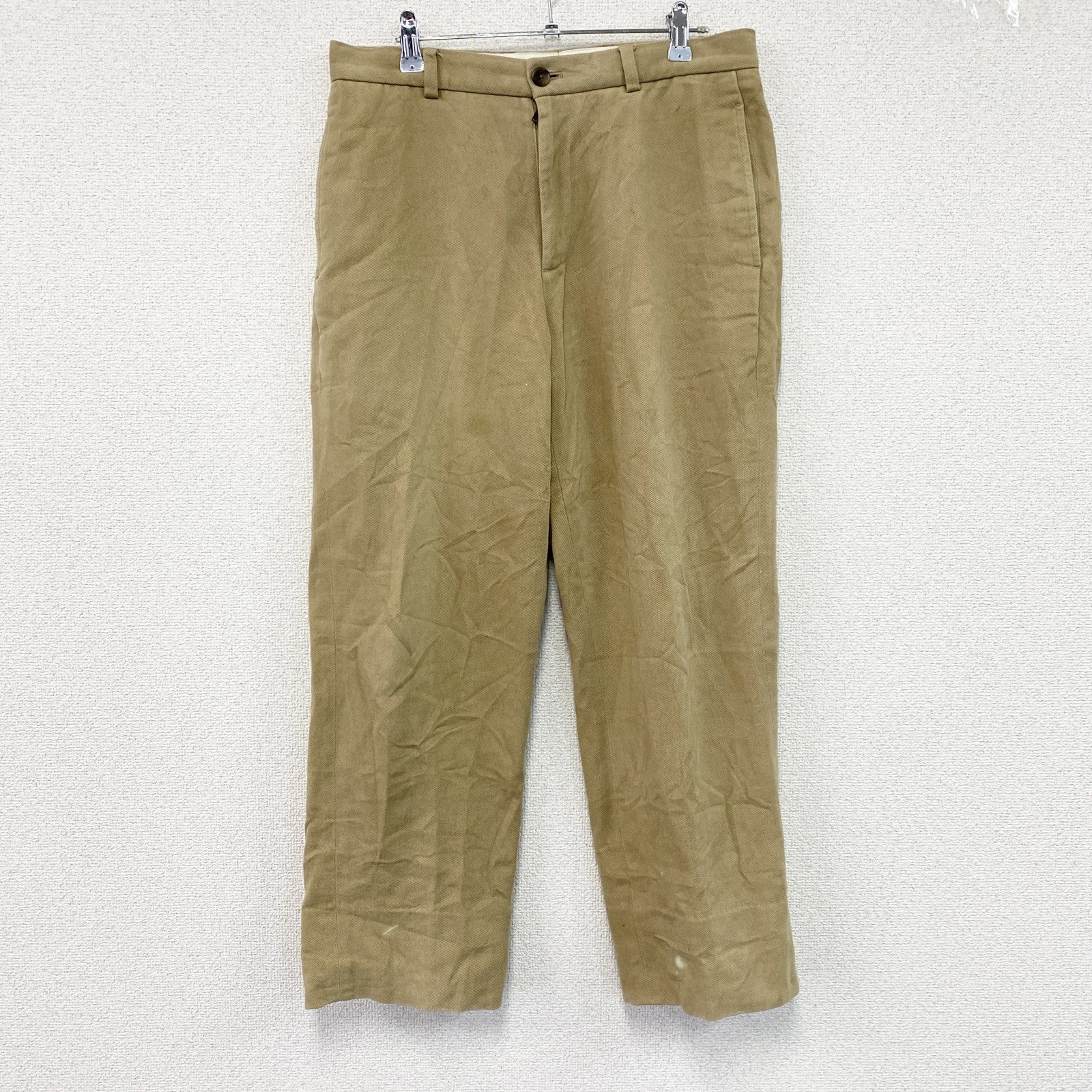 Brooks Brothers　ブルックスブラザーズ　ワークパンツ　ジップフライ　ベージュ　W32サイズ