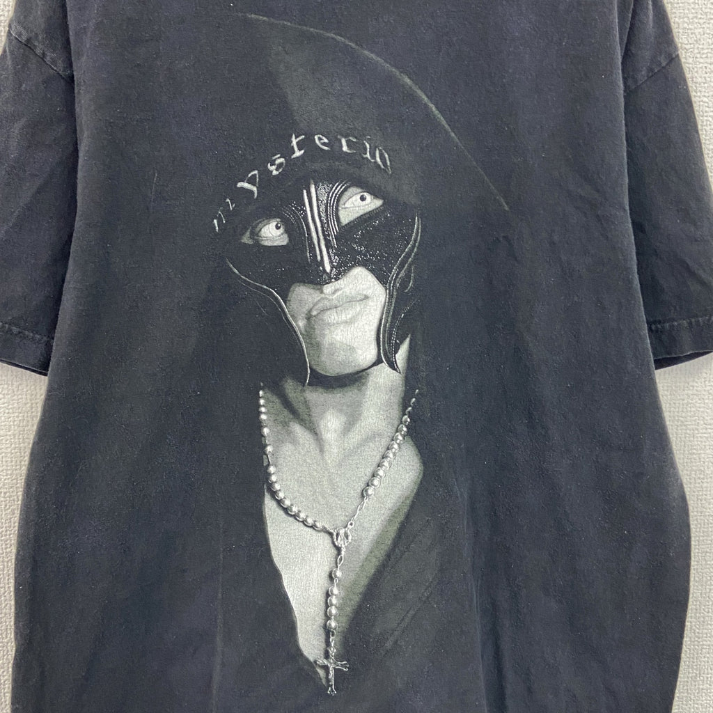 00s　World Wrestling Entertainment　半袖プリントTシャツ　黒　ブラック　Lサイズ