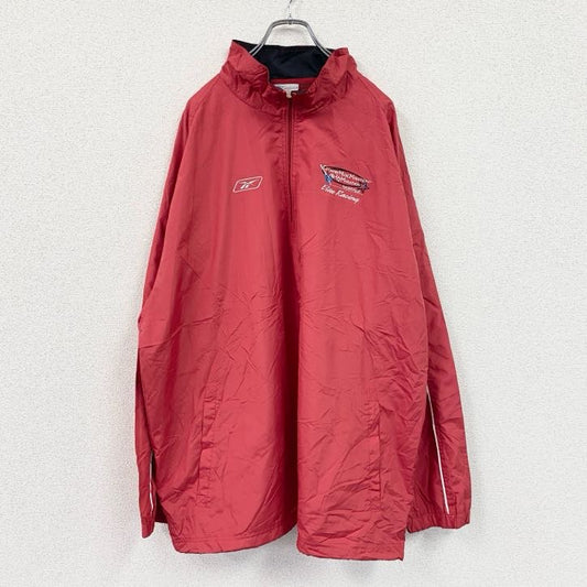 Reebok　リーボック　ナイロンジャケット　赤　レッド　XXLサイズ