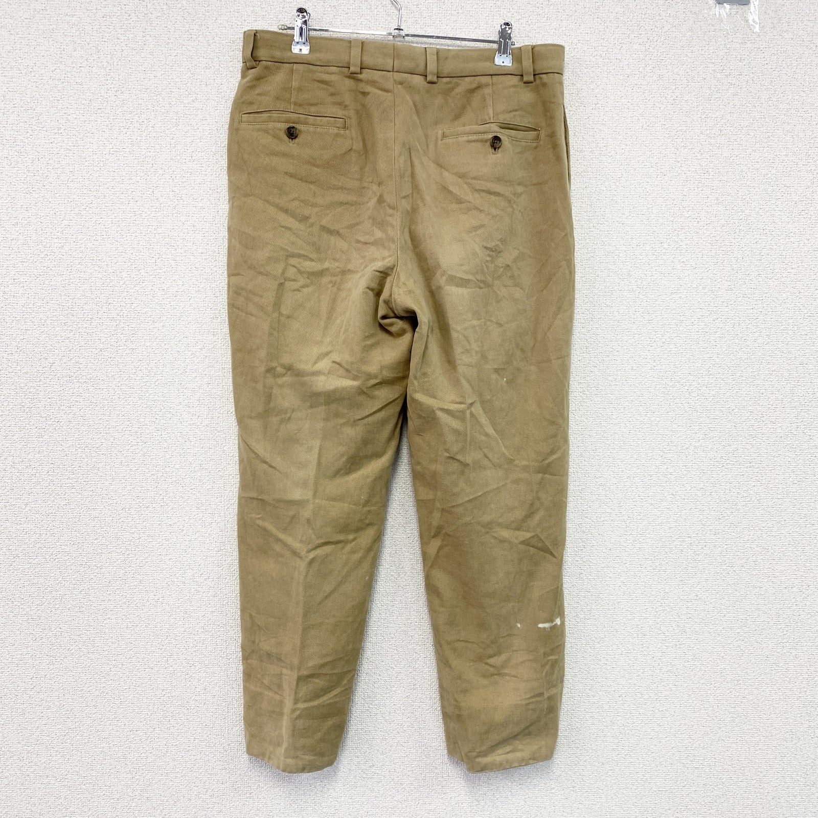 Brooks Brothers　ブルックスブラザーズ　ワークパンツ　ジップフライ　ベージュ　W32サイズ