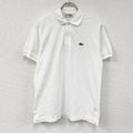 LACOSTE　ラコステ　半袖ポロシャツ　白　ホワイト　4サイズ