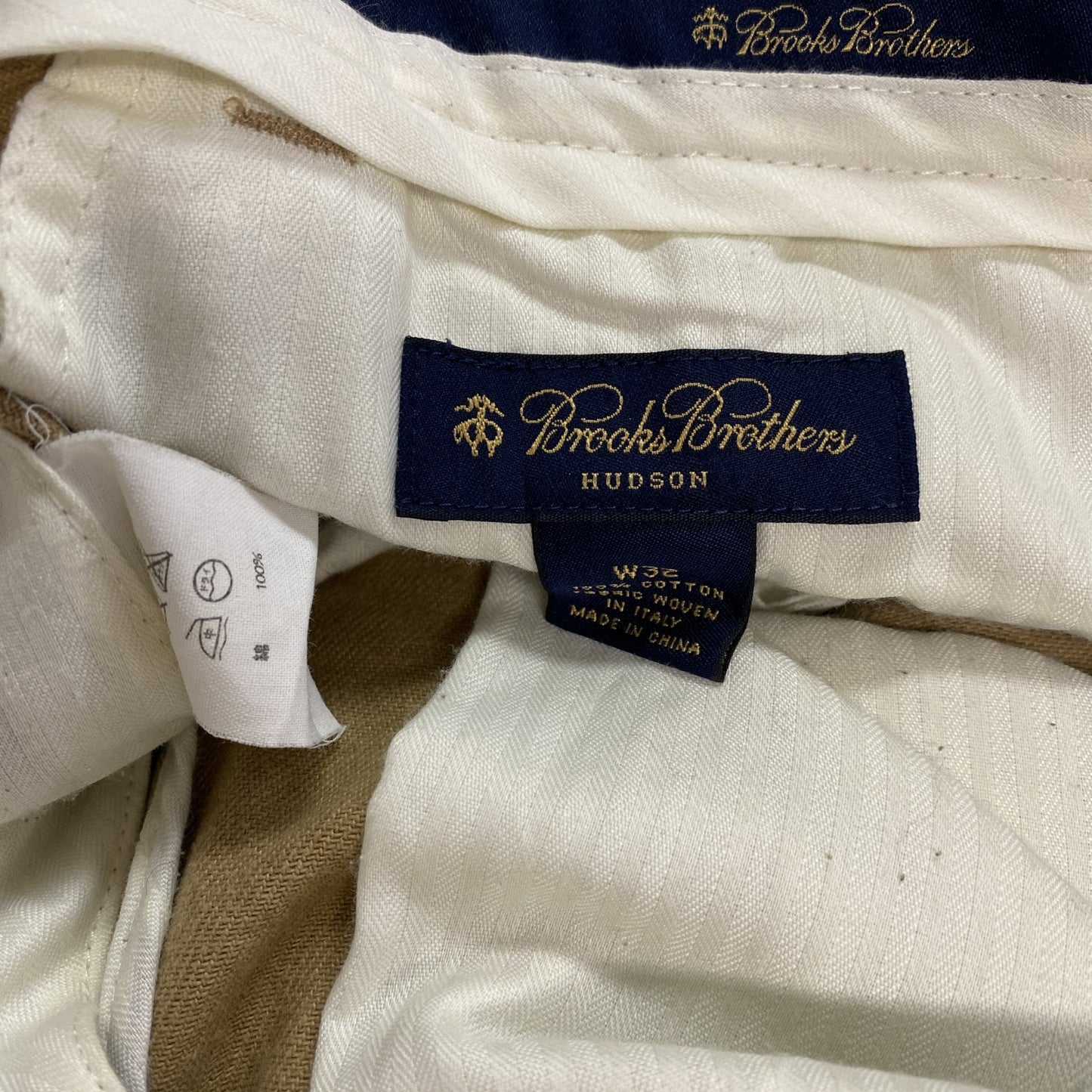 Brooks Brothers　ブルックスブラザーズ　ワークパンツ　ジップフライ　ベージュ　W32サイズ