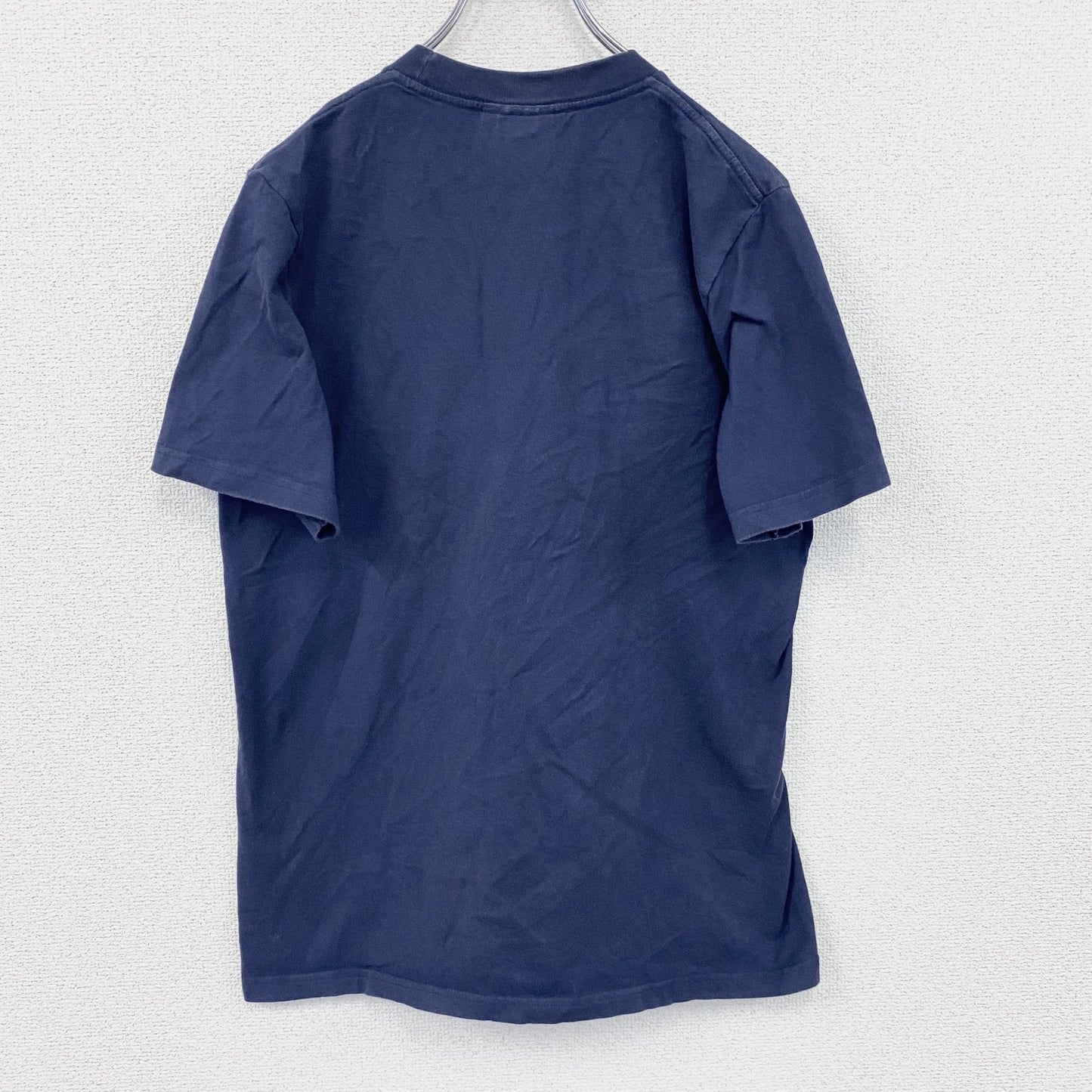 UMBRO　アンブロ　半袖プリントTシャツ　イングランドサッカー　紺　ネイビー　Mサイズ