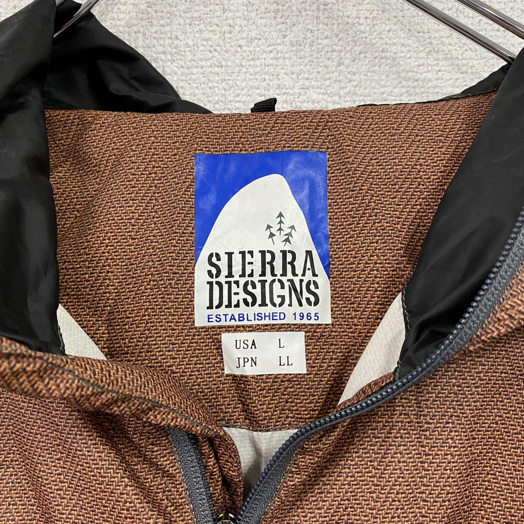 SIERRA DESGNS　シエラデザイン　フルジップジャケット　ウィンドブレーカー　赤　レッド　LLサイズ