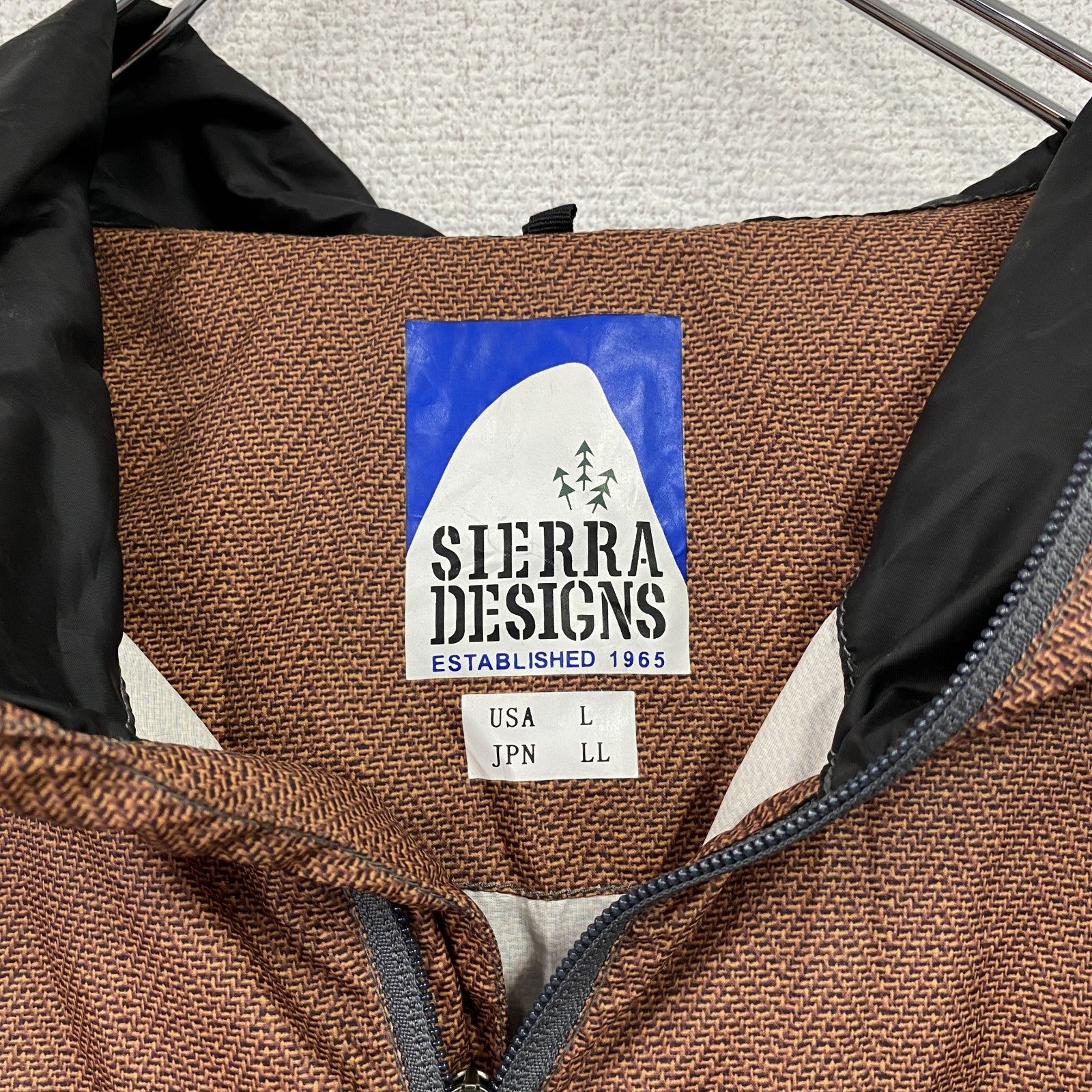 SIERRA DESGNS　シエラデザイン　フルジップジャケット　ウィンドブレーカー　赤　レッド　LLサイズ