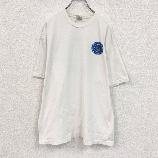 00s　Murina　半袖両面プリントTシャツ　ヴィンテージ　白　ホワイト　XLサイズ
