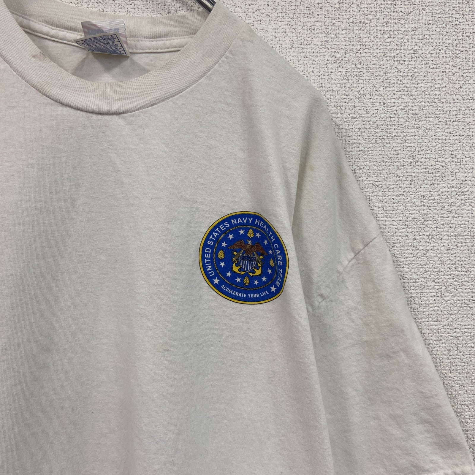 00s　Murina　半袖両面プリントTシャツ　ヴィンテージ　白　ホワイト　XLサイズ