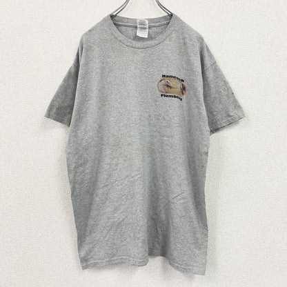 GILDAN　ギルダン　半袖Tシャツ　グレー　灰色　Lサイズ