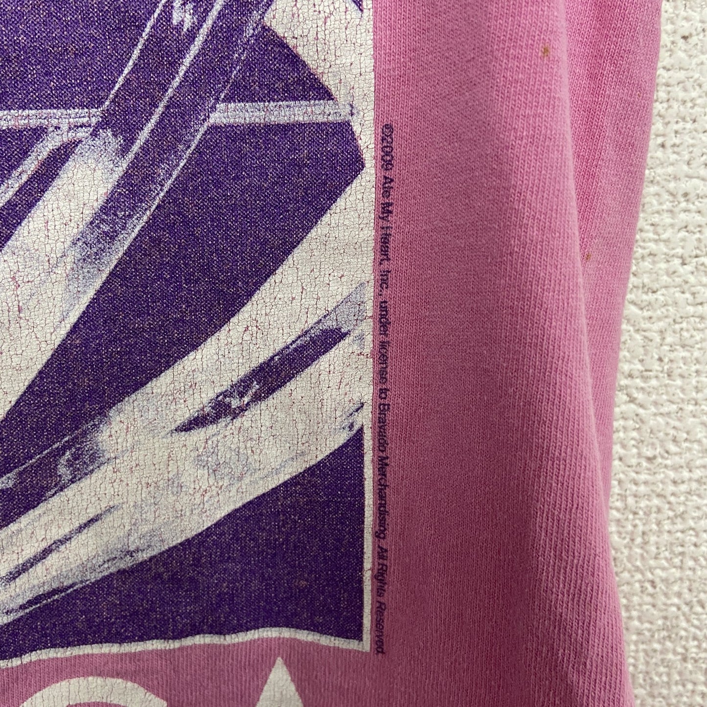 anvil アンヴィル　半袖ライブプリントTシャツ　ツアーT　レディーガガ　ピンク　Sサイズ