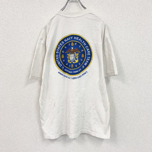 00s　Murina　半袖両面プリントTシャツ　ヴィンテージ　白　ホワイト　XLサイズ