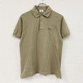 LACOSTE　ラコステ　半袖ポロシャツ　茶色　ブラウン　3サイズ