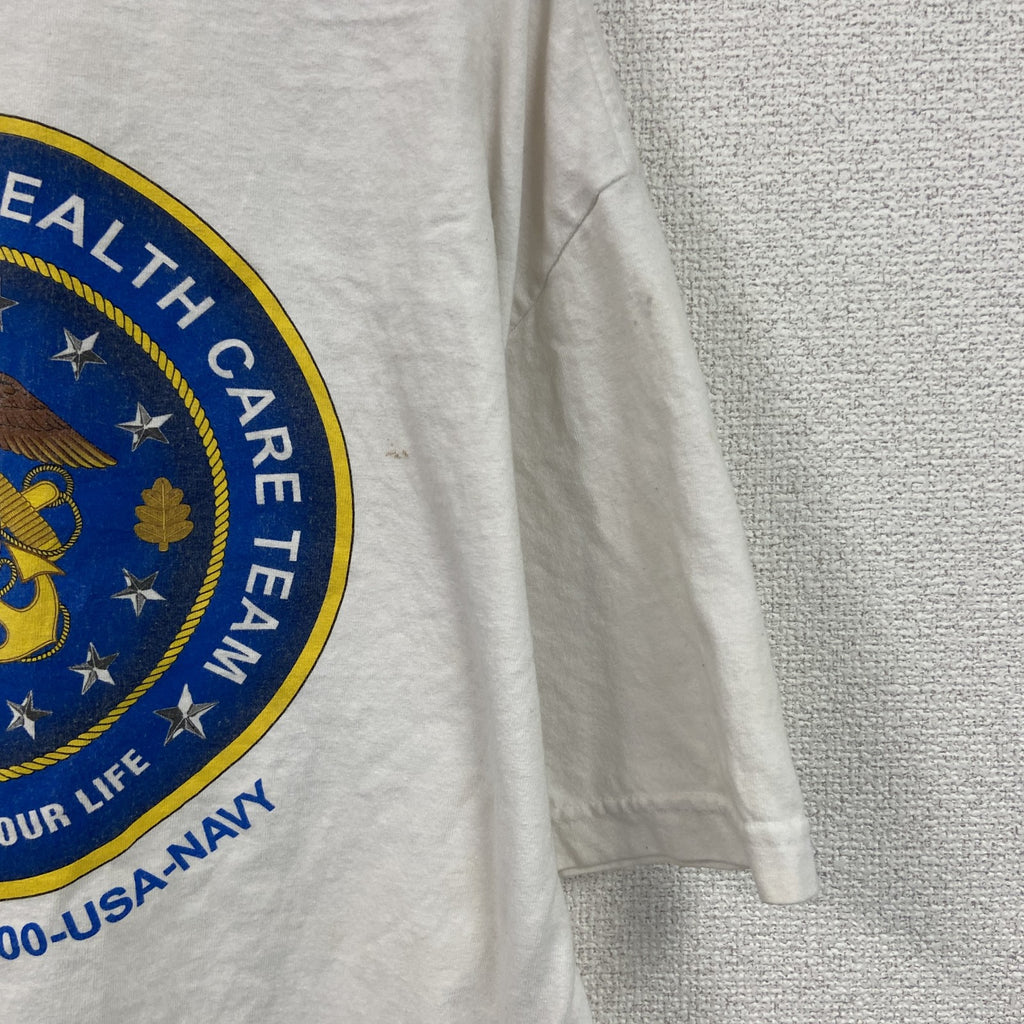 00s　Murina　半袖両面プリントTシャツ　ヴィンテージ　白　ホワイト　XLサイズ