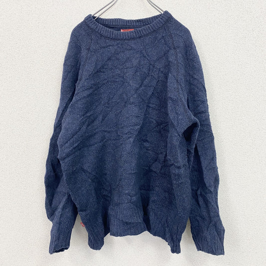 LEVI’S　リーバイス　ウールニットセーター　くすみブルー　XLサイズ