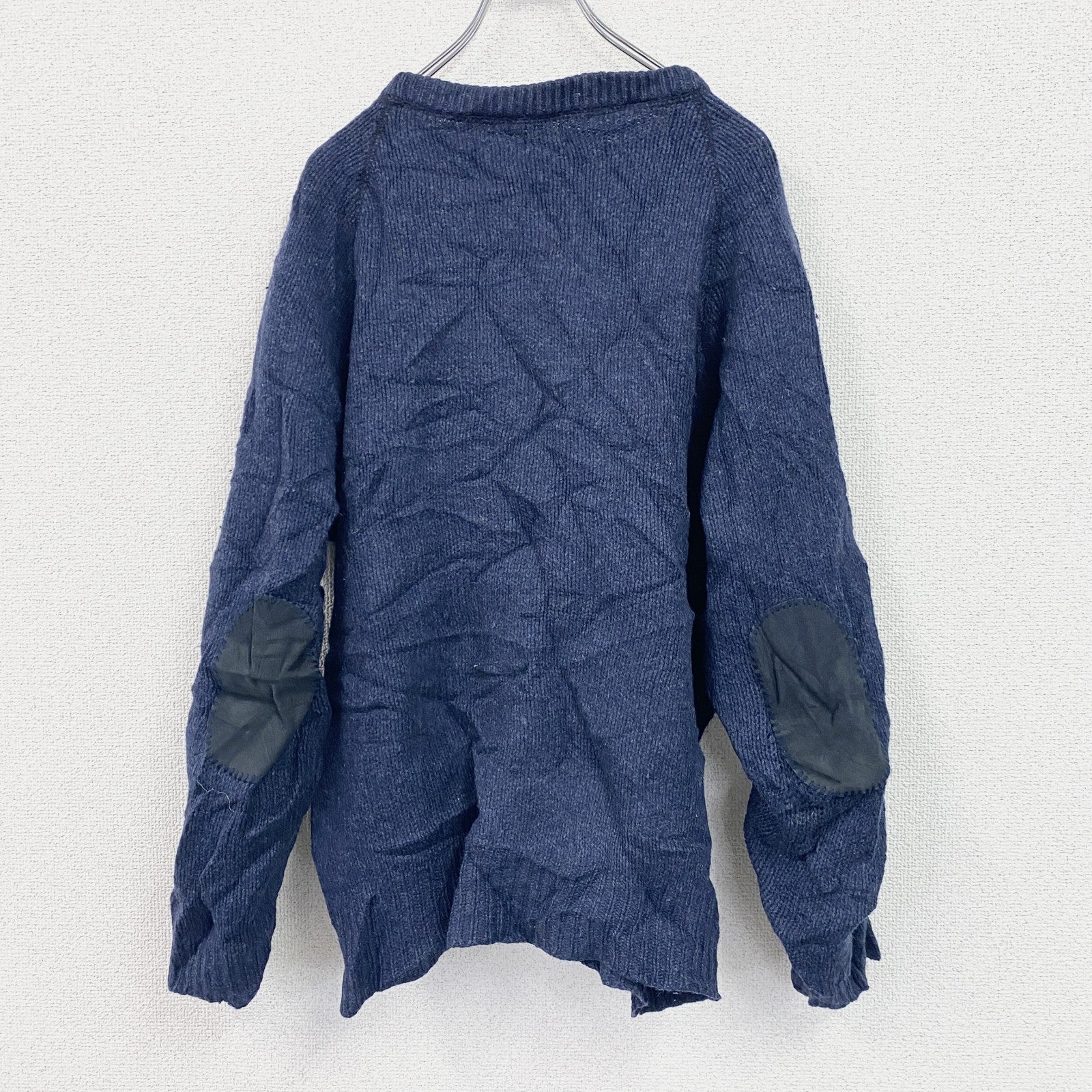 LEVI’S　リーバイス　ウールニットセーター　くすみブルー　XLサイズ
