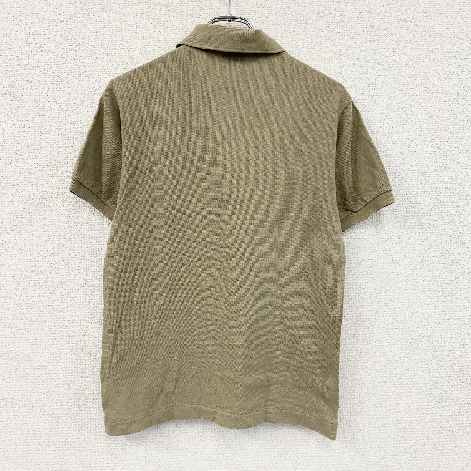 LACOSTE　ラコステ　半袖ポロシャツ　茶色　ブラウン　3サイズ