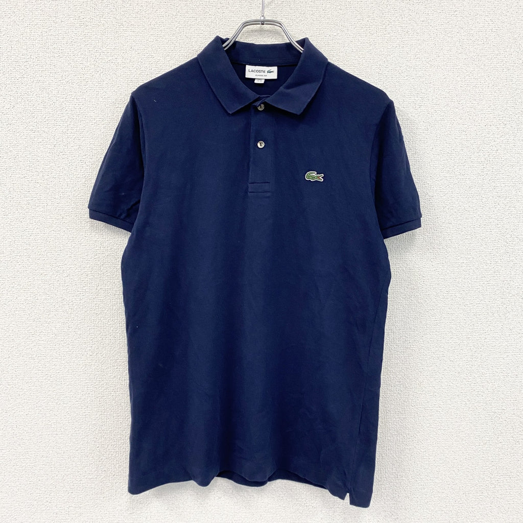 LACOSTE　ラコステ　半袖ポロシャツ　紺　ネイビー　Mサイズ　