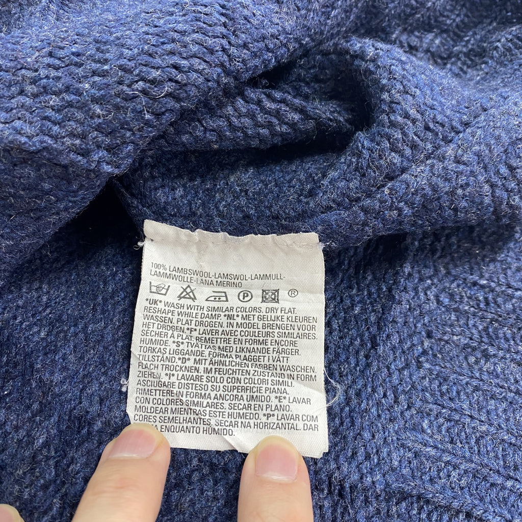 LEVI’S　リーバイス　ウールニットセーター　くすみブルー　XLサイズ