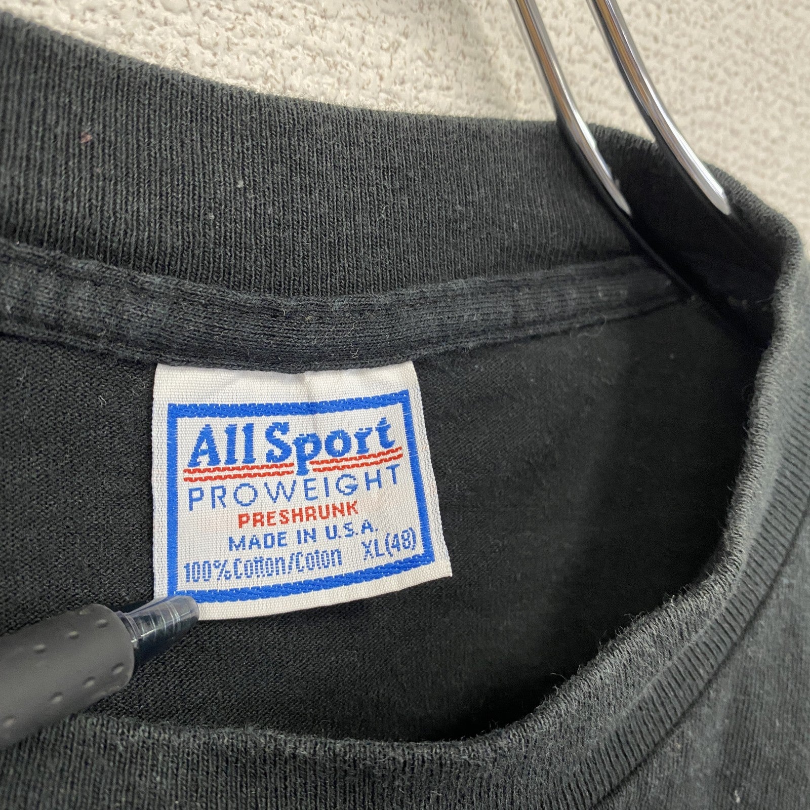 90s　ALL Sport　オールスポーツ　半袖プリントTシャツ　ヴィンテージ　黒　ブラック　XLサイズ