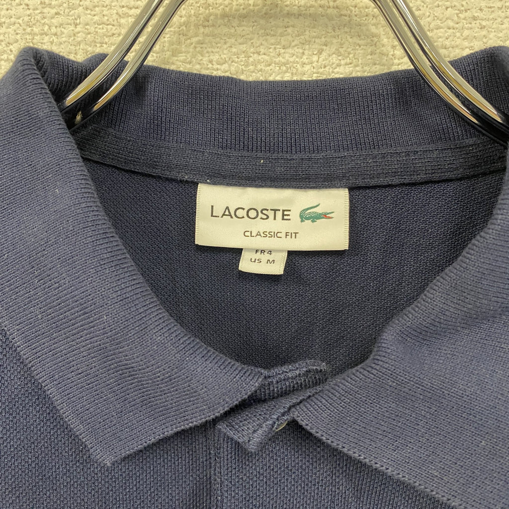 LACOSTE　ラコステ　半袖ポロシャツ　紺　ネイビー　Mサイズ　