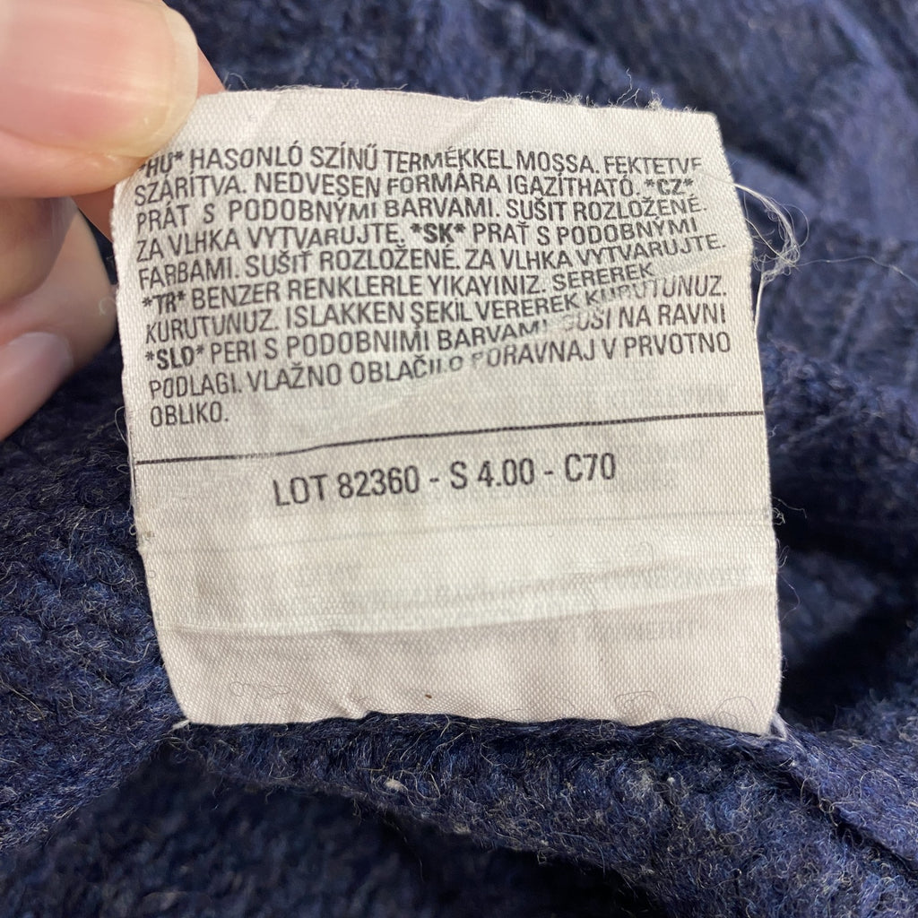 LEVI’S　リーバイス　ウールニットセーター　くすみブルー　XLサイズ