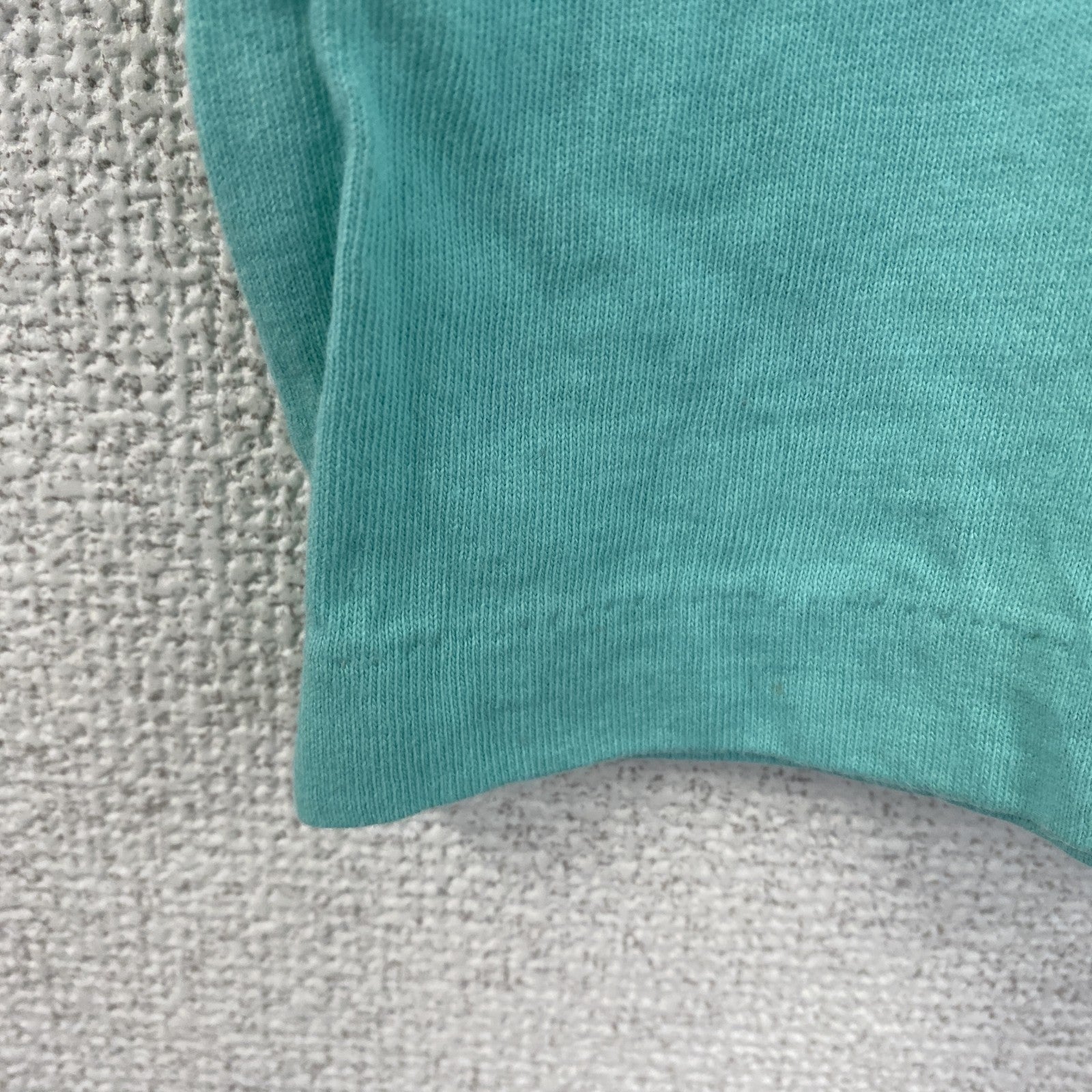 90s　Naturals　半袖プリントTシャツ　ヴィンテージ　シングルステッチ　ミントグリーン　Lサイズ
