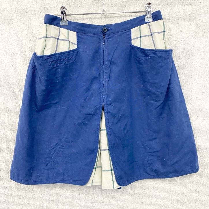 Burberrys　バーバリーズ　ハーフパンツ/ショートパンツ　キュロット　青　ブルー　ホワイト　Lサイズ