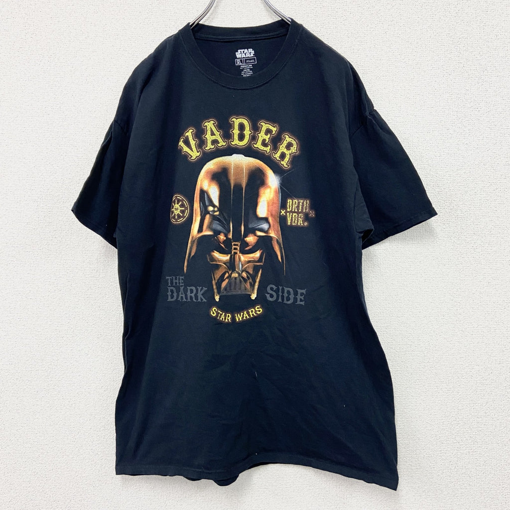 STAR WARS　スターウォーズ　Darth Vader　ダースベイダー　半袖プリントTシャツ　ブラック　XLサイズ