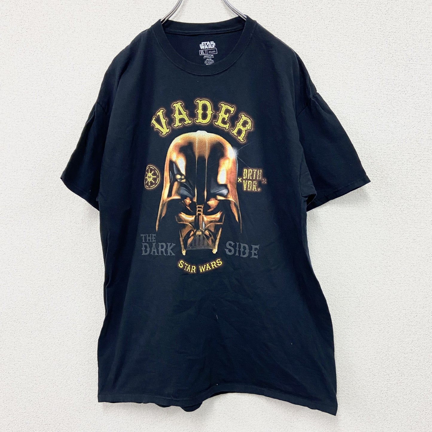 STAR WARS　スターウォーズ　Darth Vader　ダースベイダー　半袖プリントTシャツ　ブラック　XLサイズ