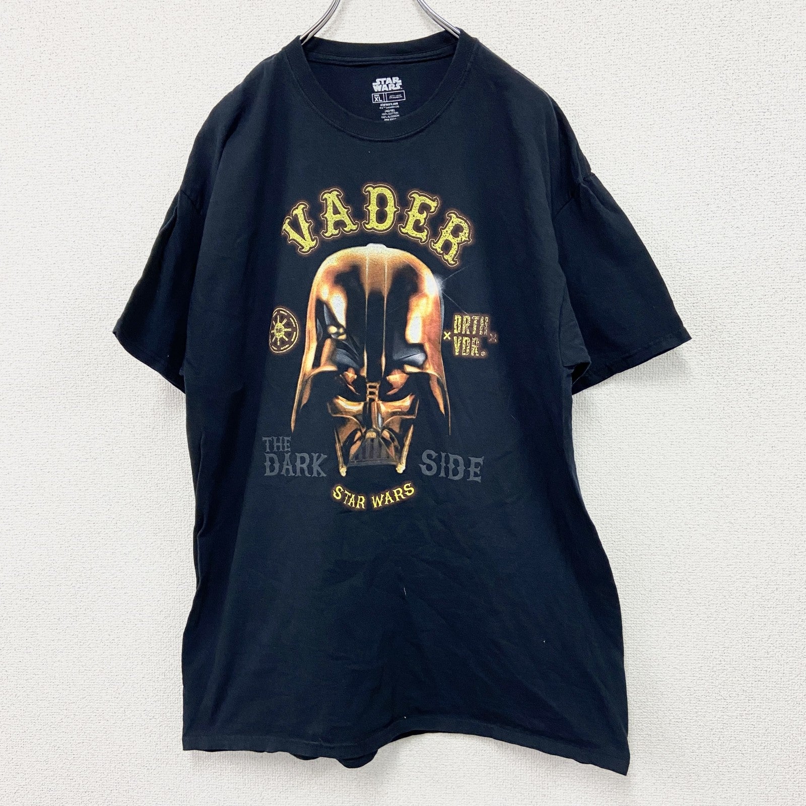 STAR WARS　スターウォーズ　Darth Vader　ダースベイダー　半袖プリントTシャツ　ブラック　XLサイズ