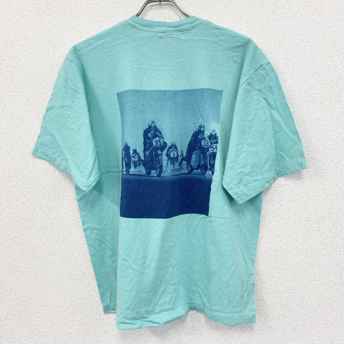 90s　Naturals　半袖プリントTシャツ　ヴィンテージ　シングルステッチ　ミントグリーン　Lサイズ