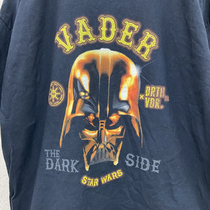 STAR WARS　スターウォーズ　Darth Vader　ダースベイダー　半袖プリントTシャツ　ブラック　XLサイズ