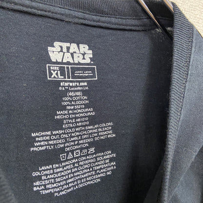 STAR WARS　スターウォーズ　Darth Vader　ダースベイダー　半袖プリントTシャツ　ブラック　XLサイズ