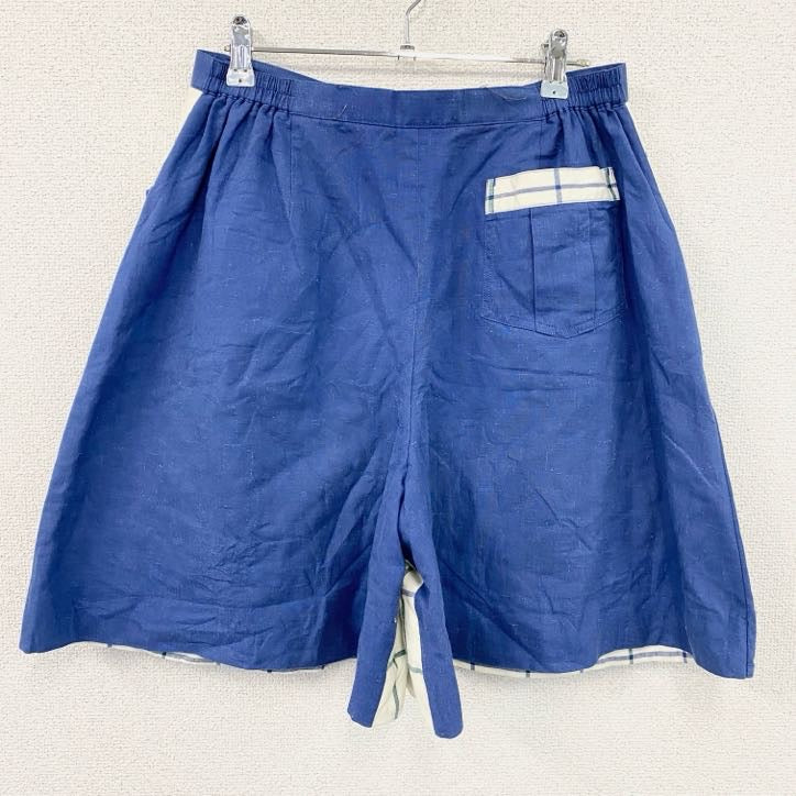 Burberrys　バーバリーズ　ハーフパンツ/ショートパンツ　キュロット　青　ブルー　ホワイト　Lサイズ