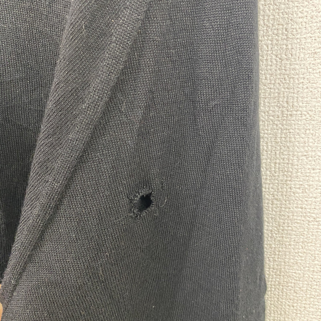 NIKE GOLF　ナイキ ゴルフ　ウールカーディガン　スウッシュロゴ　黒　ブラック　XLサイズ
