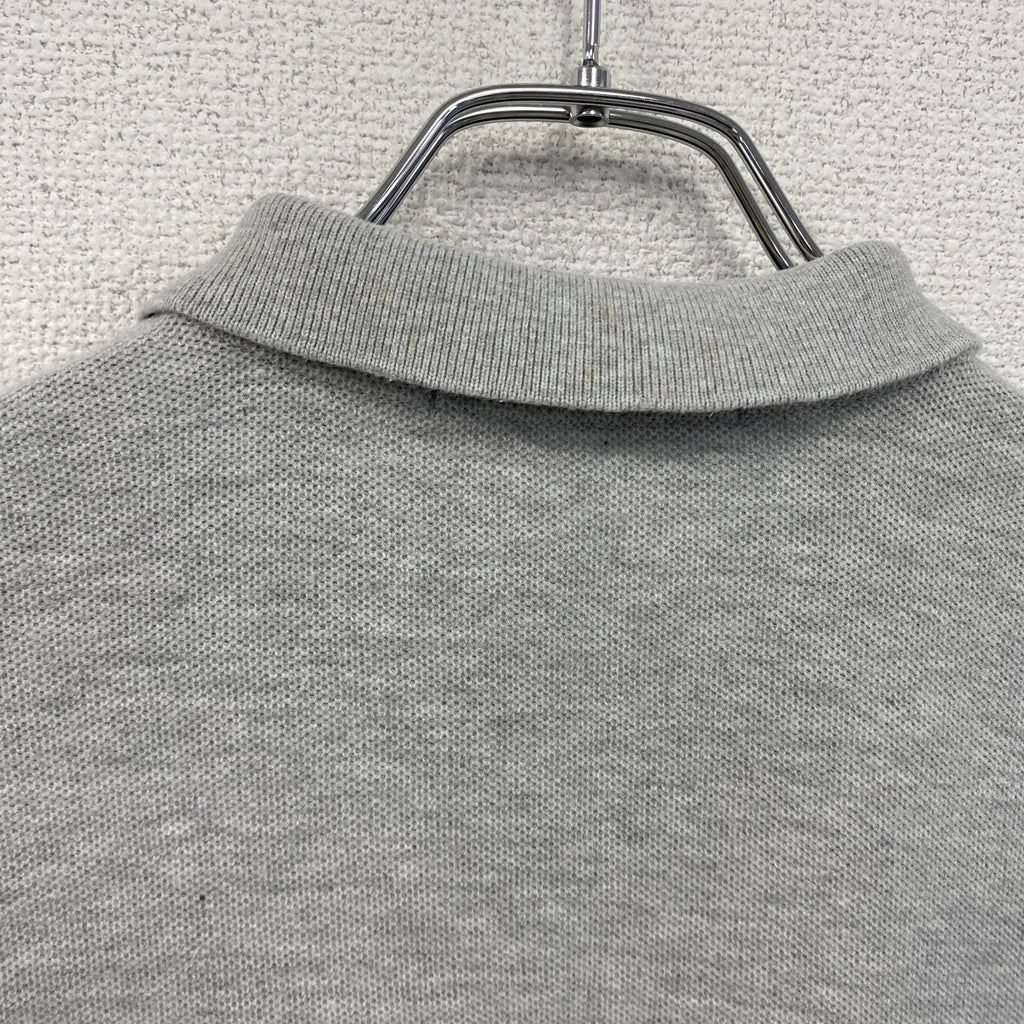 Ralph Lauren　ラルフローレン　半袖ポロシャツ　刺繡ロゴ　グレー　Lサイズ