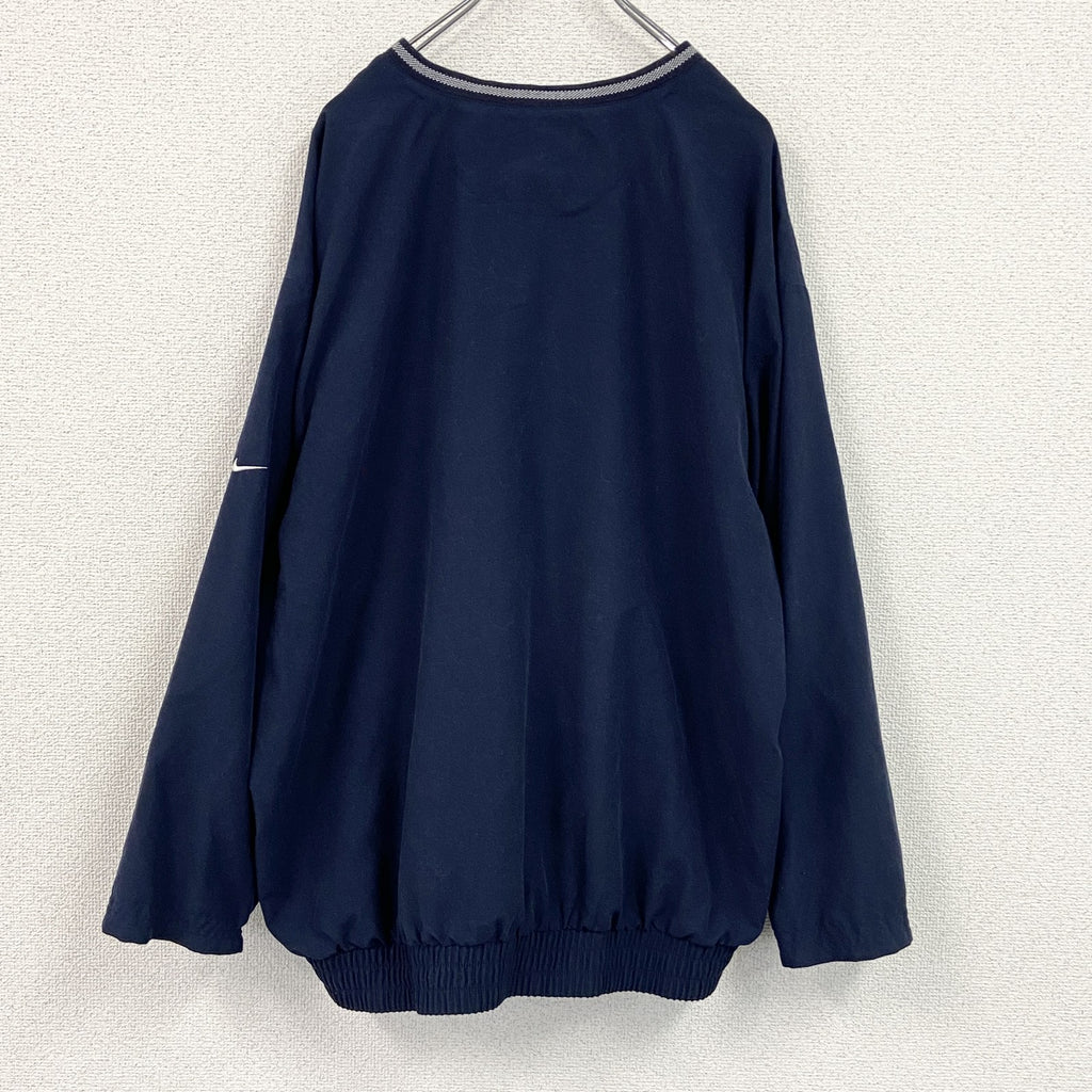 00s　NIKE GOLF　ナイキゴルフ　プルオーバージャケット　ヴィンテージ　紺　ネイビー　XLサイズ　