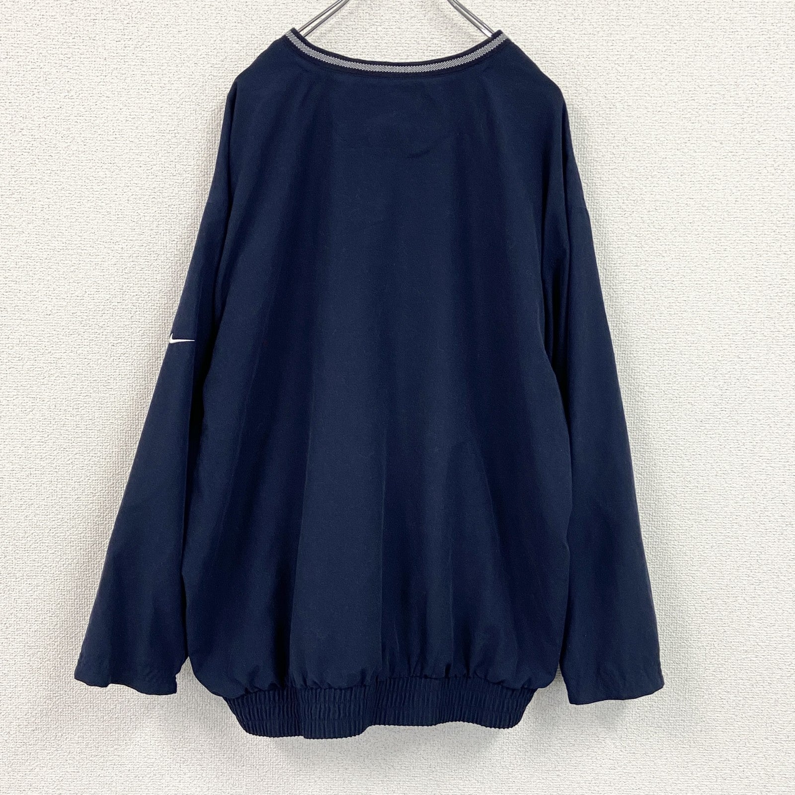 00s　NIKE GOLF　ナイキゴルフ　プルオーバージャケット　ヴィンテージ　紺　ネイビー　XLサイズ　