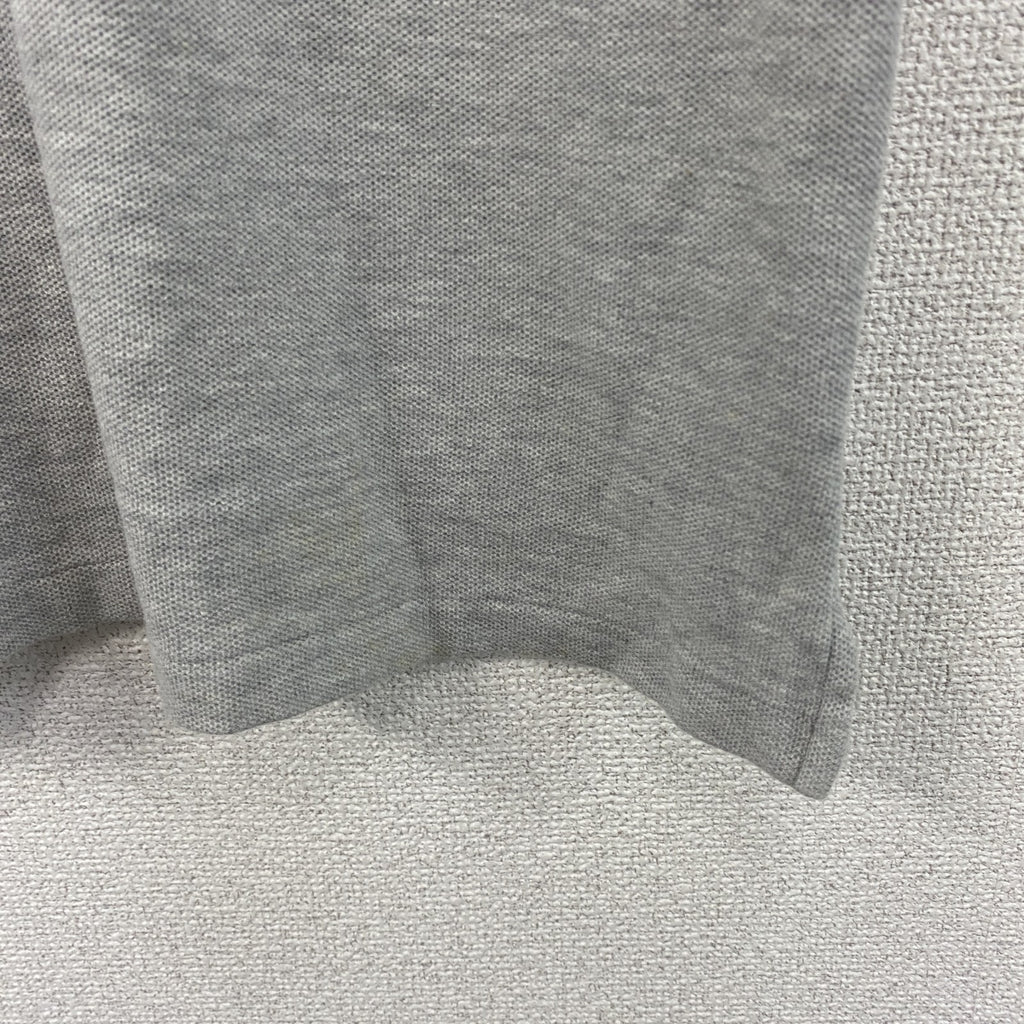 Ralph Lauren　ラルフローレン　半袖ポロシャツ　刺繡ロゴ　グレー　Lサイズ