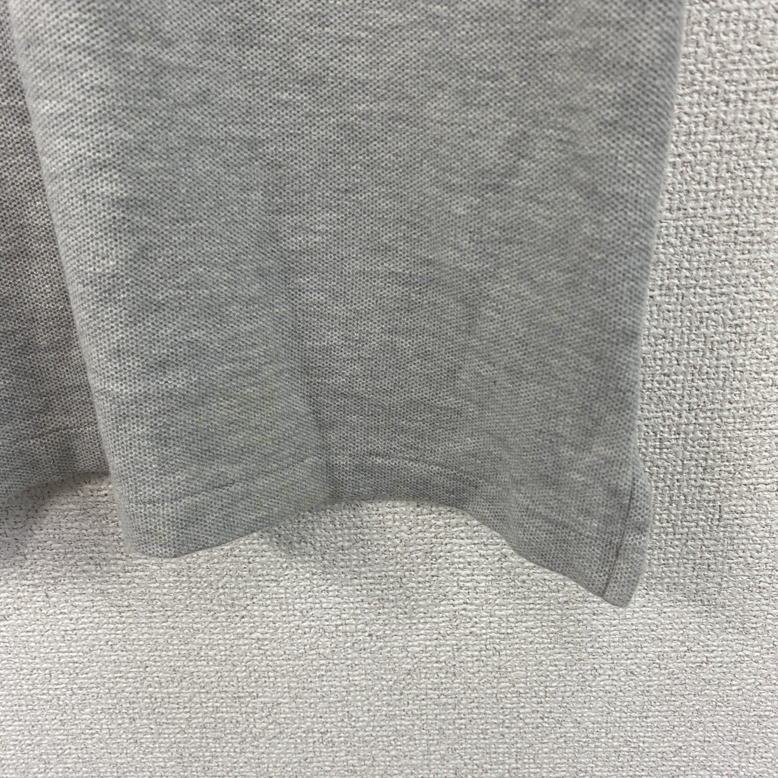 Ralph Lauren　ラルフローレン　半袖ポロシャツ　刺繡ロゴ　グレー　Lサイズ