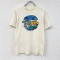 Belton　ベルトン　半袖プリントTシャツ　シングルステッチ　ベージュ　Mサイズ